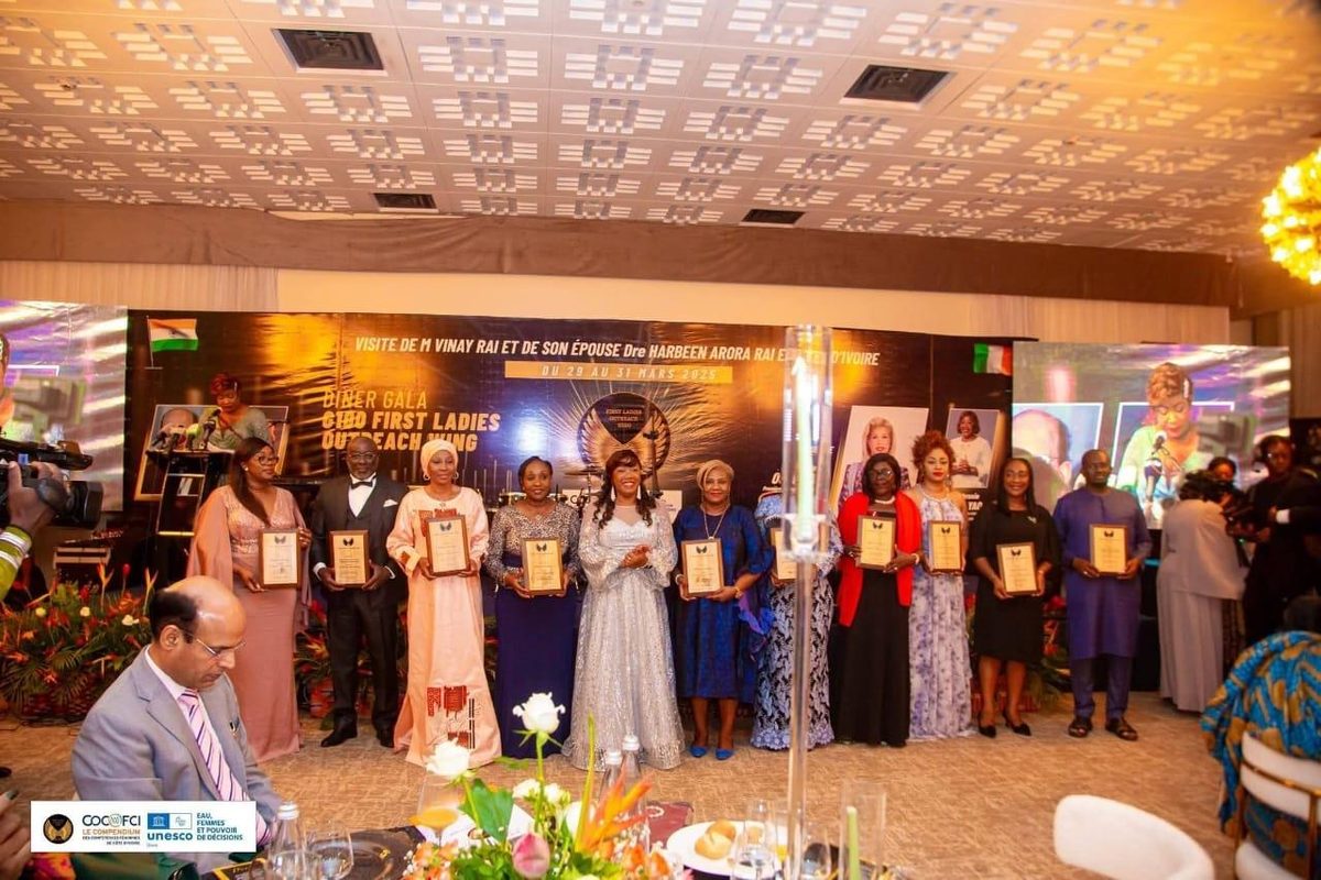 Les personnalités distinguées lors du dîner-gala G100 First Ladies Outreach Wing