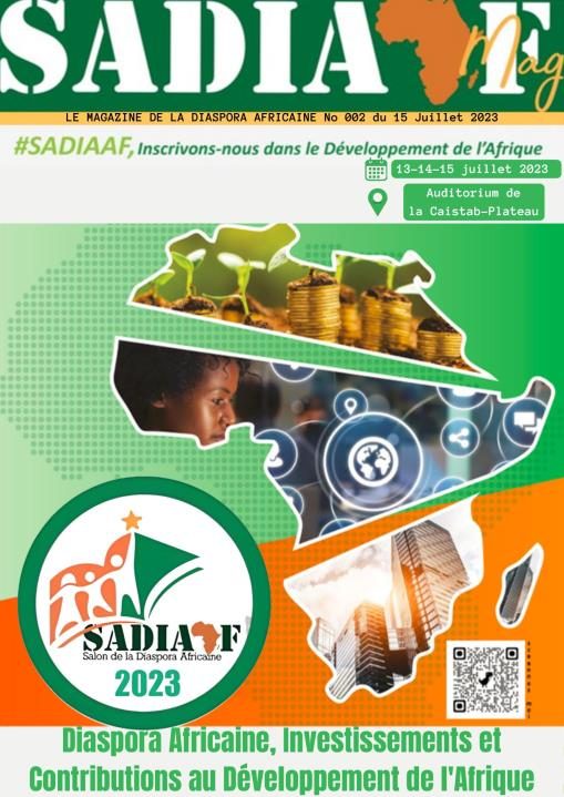 Couverture du SADIAAF Mag n°002 du 15 juillet 2023