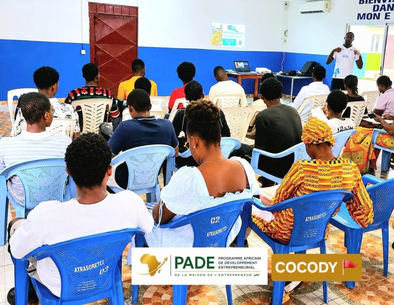 Session de formation des entrepreneurs — PADE, coordination GO IMPACT, commune de Cocody